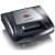 Severin SA2968 3-in-1 Sandwich Maker, black and stainless steel