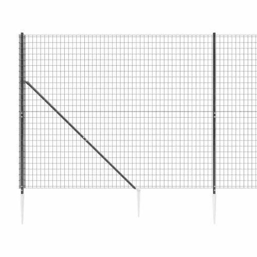 Dróthálós Kerítés - Antracit Szürke - 1,6x25m 171900457 - Kerítéselem