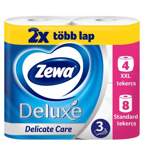 Zewa Deluxe Delicate Care XXL 3 rétegű Toalettpapír 4 tekercs