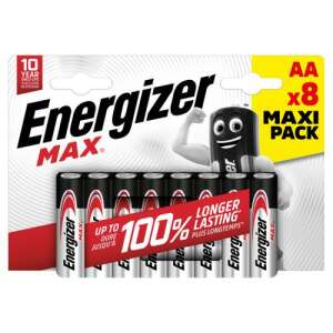 Батерии Energizer MAX AA, 8 броя, дълъг живот, 10 години срок на годност - Батерия и акумулатор