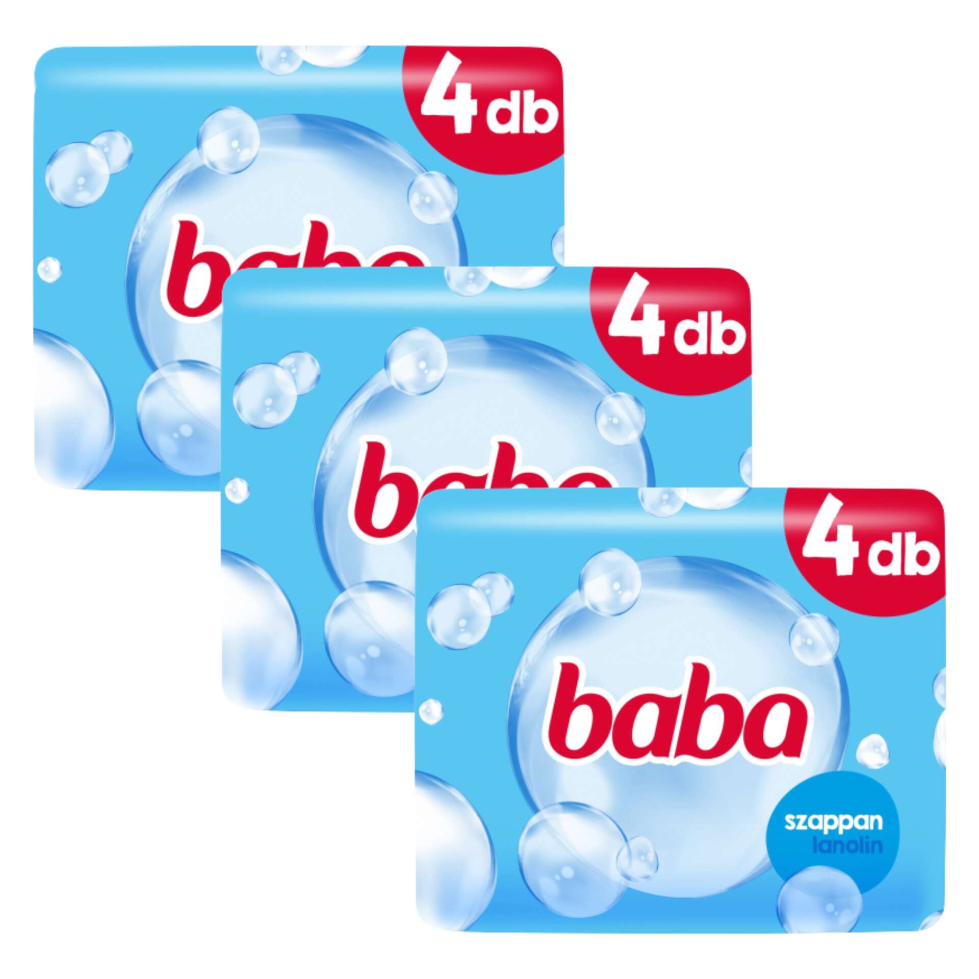 E-shop Baba Lanolínové mydlo 3x90g + Darček Baba Rozprávky do kúpeľa Akt...