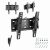 Gembird TV wall mount multiple angles and mounting hardware