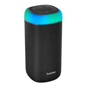 Hama SHINE 2.0 Bluetooth Lautsprecher, schwarz, mit bunten LED-Lichtern - Bluetooth Lautsprecher