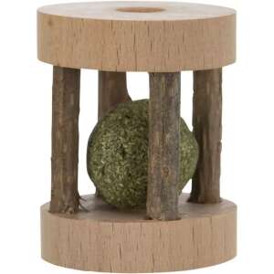 Trixie Katzenspielzeug Matatabi Zylinder mit Katzenminzball, 4x5cm - Trixie