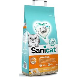 Sanicat Clumping Macskaalom - Vanília & Mandarin - 8L