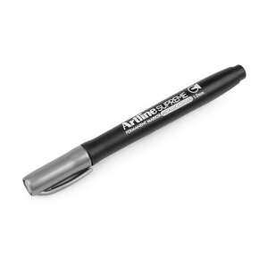 Marker permanent Artline Supreme, argintiu, 1 mm - Pixuri