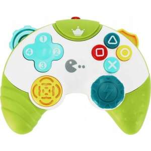 BamBam Game Handle developmental toy for babies 18 months and up, green and white controller with buttons, lights and sounds - BamBam