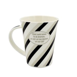 Personalized Porcelain Mug with "I'm the BOSS" message 131510568 - Nekupto