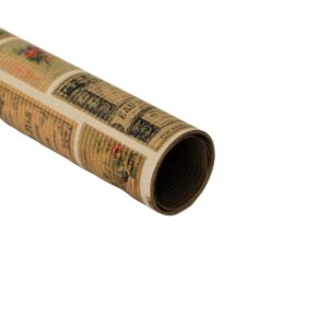 Kraft Vintage Gift Wrapping Paper Stamps 131510505 - Gift wrapping