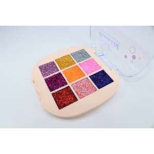 Paleta cieni do powiek Gulflower Mermaid Glitter, 9 żywych odcieni, idealna do błyszczącego, efektownego makijażu - Cień do powiek