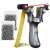 IdeallStore® Sling King Schleuder mit Laser-Visier und 200 Stück 6 mm Stahlkugeln