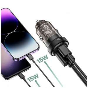 Tech-Protect autós töltő CC30W PD30W / QC3.0 67068586 - Tech-Protect