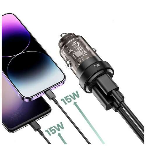 Tech-Protect autós töltő CC30W PD30W / QC3.0 67068586