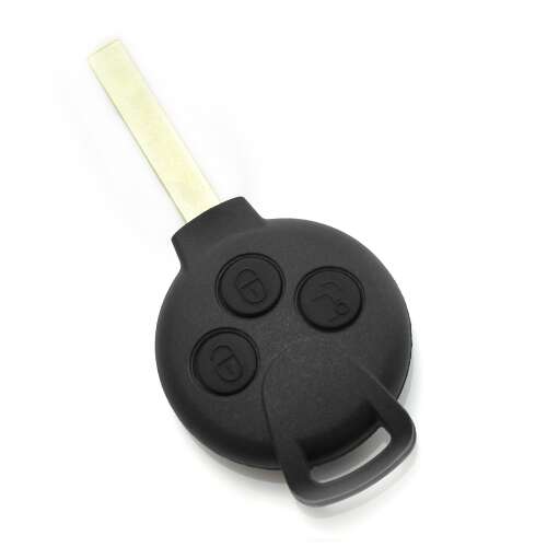 Mercaton® 3 gombos okos kulcsház, fekete, összeszerelve