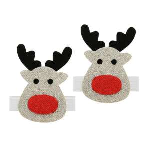 Rentier Serviettenringe, 2er Set, Weihnachtstischdeko - Serviettenhalter