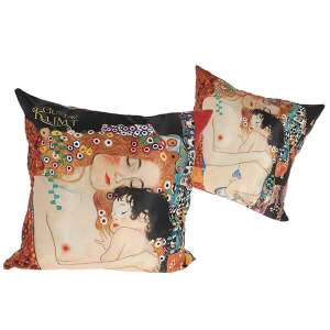 Klimt Anya és Gyermeke díszpárna, művészeti párna - Klimt