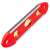 Beorol mini level with magnet, 15 cm, red, angled view