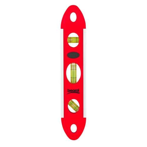 Beorol mini level with magnet, 15 cm, red