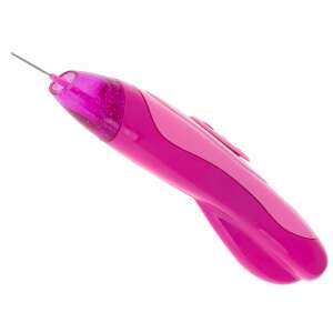 Pink hair beading tool, Girl's Creator Fashion Hair Beader - Hair braiding device