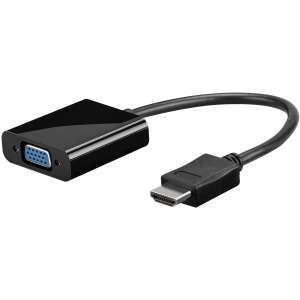 Adapter Goobay HDMI do VGA, czarny - Kabel