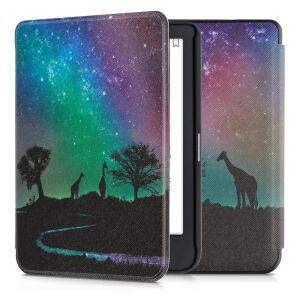 kwmobile Tolino Shine 3 Case, Eco Leather, Multicolor, 46639.46