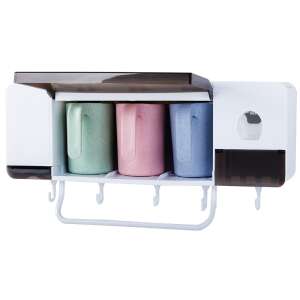 Fogkefe csésze szervező fogkrém adagoló