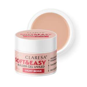 Claresa Soft&Easy Építőzselé Világos Bézs - 90g