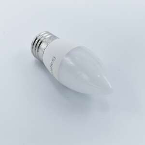 Braytron 5W (35W) LED light bulb, E27, C37, 400lm, cool white (6500K), opal - Lamp & Lighting