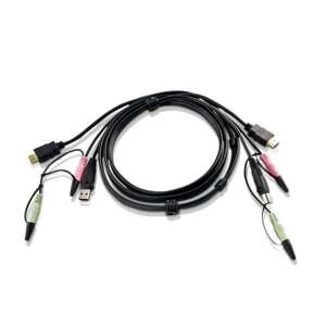 ATEN KVM-Kabel USB HDMI 1,8m (2L-7D02UH) - KVM-Kabel mit USB-, HDMI- und Audioanschlüssen - KVM-Kabel