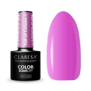 Claresa Full of Colours 4 Gellack, einfaches Lackiersystem, UV/LED, 5g, rosa - Gel-Lack