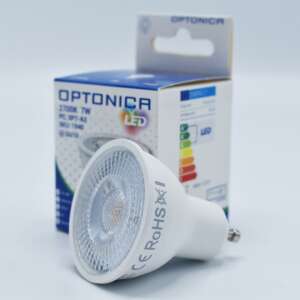 Optronica GU10 LED Izzó - 7W (40W) - Meleg Fehér - 560lm