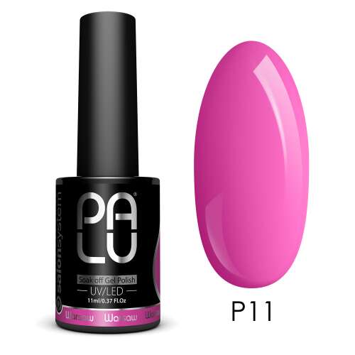 Claresa Palu Warsaw P11 UV/LED Gél lakk - 11 ml, Élénk Rózsaszín