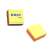 Stick'n Cube 400 sheet neon rainbow sticky note pad, 76x76mm