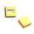 Stick'n Cube 400 sheet neon rainbow sticky note pad, 76x76mm