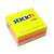 Stick'n Cube neon mix sticky notes, 250 sheets