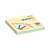 Stick'N Magic Pad 76x76mm 100 listový bloček, 4 pastelové farby, samolepiaci