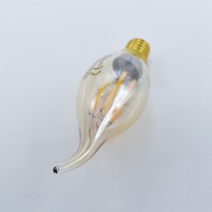 Optonica Vintage LED Candle Bulb E14 4W, Filament Bulb - Lamp & Lighting