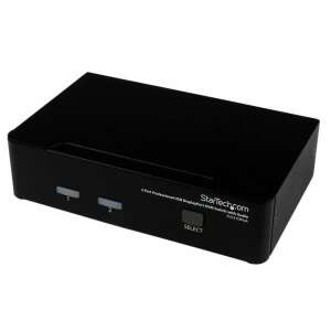 StarTech.com 2 Port Professzionális USB DisplayPort KVM kapcsoló hanggal, SV231DPUA - Startech
