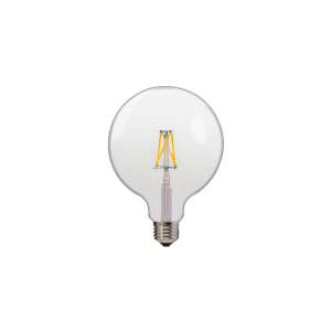 Optonica Vintage LED light bulb, 4W, 32W equivalent, G125 globe, warm white light, 2200K, 400 lumens, E27 base - Lamp & Lighting
