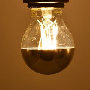 Optonica Vintage A60 LED bulb with golden finish, warm light - Lamp & Lighting