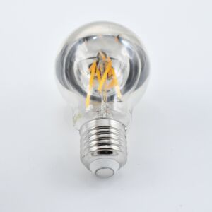 Optonica Vintage LED Bulb E27 4W Gold - Silver Top - Lamp & Lighting