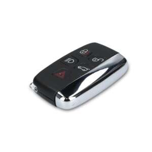 Key Housing for Land Rover / Jaguar - 5 buttons, plastic, black, 48227.01