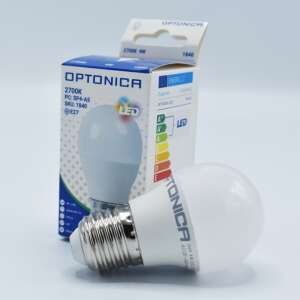 LED žiarovka Optonica 4W (21W), E27, G45, 320 lm, teplá biela (2700K), opálová, v balení - Lampy&osvetlenie