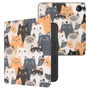 Kwmobile Case for Tolino Vision 6, Eco-leather, Multicolor, 56594.54