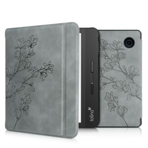 Tolino Vision 5 Case, Eco-Leather, Grey, 50904.05