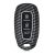 Hyundai Key Cover - 3 Buttons - Keyless Go, Plastic, Black, 52228.01 131469510