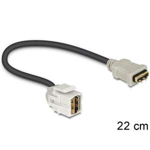 Delock Keystone modul HDMI anya > HDMI anya 250 kábel, 22cm - HDMI kábel