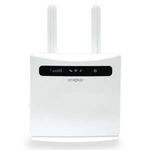 Strong 4G LTE Router 300, white, front view - Wi-Fi Router, Adapter