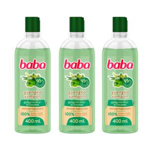 Șampon pentru copii cu extracte de plante pentru toate tipurile de piele 3x400ml 67197224 Sampoane