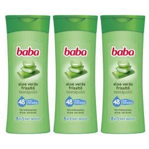 Бебешка освежаваща грижа за тялото Алое Вера 3x400ml 130529880